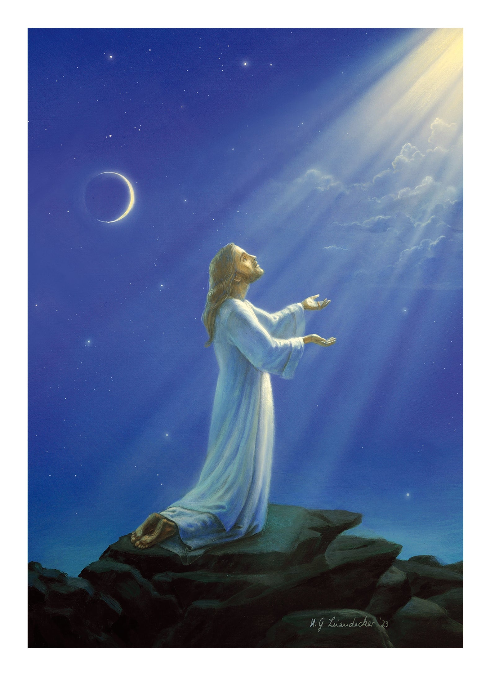 Praying Jesus