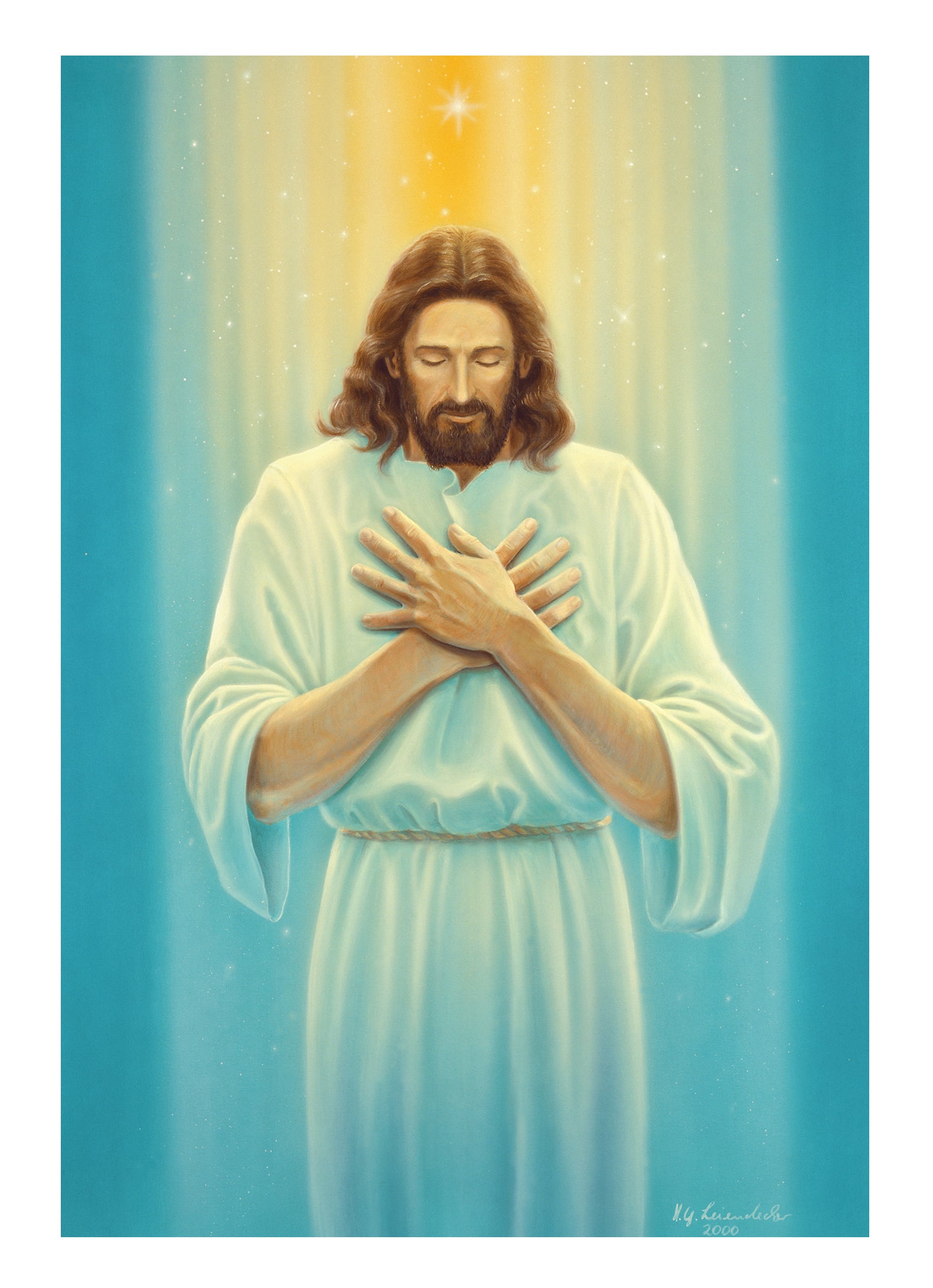 Christ bows...